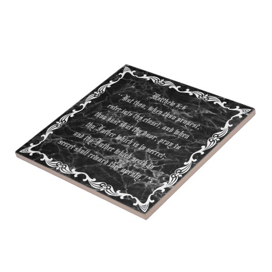 MATTHEW 6:6 TEGELTJE (Zijkant)