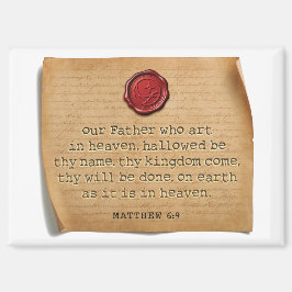 Matthew 6:9 Keukenmagneet Huisaccent Magneet