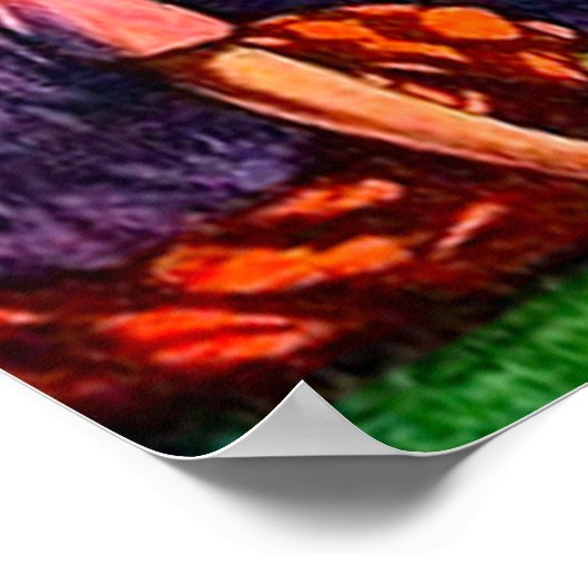 Matthew 6 Jesus leert zijn volgers Poster (Hoek)