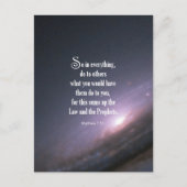 Matthew 7:12 briefkaart (Voorkant)