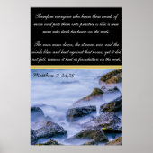 Matthew 7-24'25 Daarom iedereen die Poster (Voorkant)