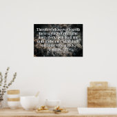 Matthew 7:24 poster (Keuken)