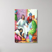 Matthew 7:36-50 Jesus Forgeeft een vrouwenzins Canvas Afdruk (Voorkant)