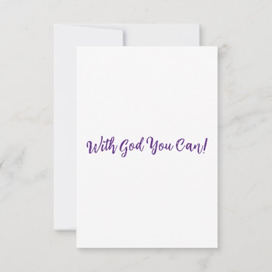 Matthew 7:5 KJV Bijbelverse Pic Flat Greeting Kaart (Achterkant)