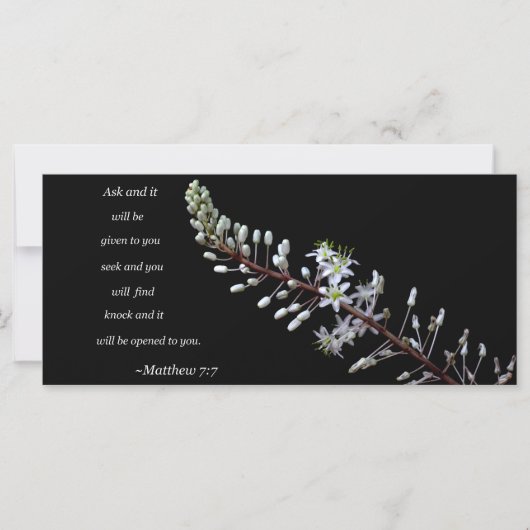 Matthew 7:7 (Voorkant)