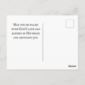 Matthew 7:7, Ask en het zal gegeven worden Briefkaart (Achterkant)