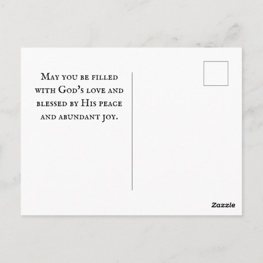 Matthew 7:7, Ask en het zal gegeven worden Briefkaart (Achterkant)