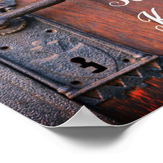 Matthew 7:7, Ask en het zal gegeven worden Poster (Hoek)