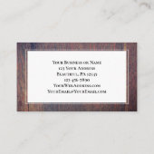 Matthew 7:7, Ask en het zal gegeven worden Visitekaartje (Achterkant)