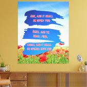 Matthew 7:7 Bijbelse Verse KJV Pic Wall Art Canvas Afdruk (Insitu (Woonkamer))