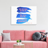 Matthew 7:7 Bijbelse Verse KJV Wall Art Canvas Afdruk (Insitu (Woonkamer))