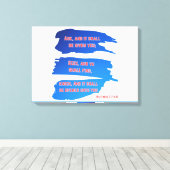 Matthew 7:7 Bijbelse Verse KJV Wall Art Canvas Afdruk (Insitu (Houten vloer))