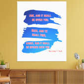 Matthew 7:7 Bijbelse Verse KJV Wall Art Canvas Afdruk (Insitu (Woonkamer))