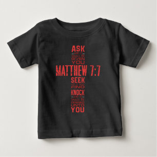 Matthew 7:7 Bijbelverse kruis