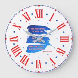 Matthew 7:7 KJV Bijbel Romeins cijfer Grote Klok