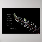 Matthew 7:7 poster (Voorkant)