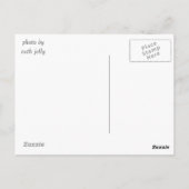 Matthew 7:7 witte floraal briefkaart (Achterkant)