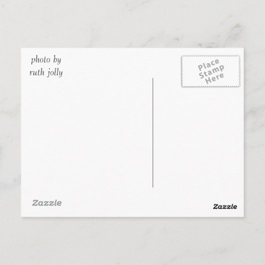 Matthew 7:7 witte floraal briefkaart (Achterkant)