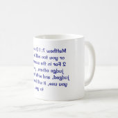 Matthew 7 koffiemok (Voorkant rechts)