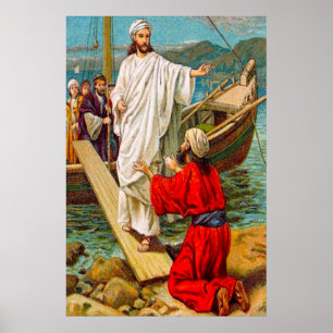 Matthew 8:28-34 Reeks Vrij van Demons Poster