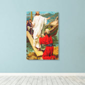 Matthew 8:28-34 Reeks Vrij van het Canvas van Demo (Insitu (Houten vloer))