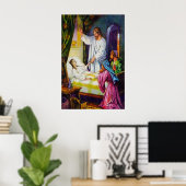 Matthew 9:18-26 Jesus brengt een meisje terug naar Poster (Thuiskantoor)