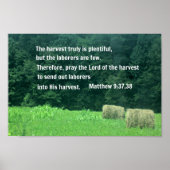 Matthew 9:37,38 poster (Voorkant)