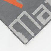 Matthew aangepaste naam pixel gaming grijs grafisc fleece deken (Hoek)