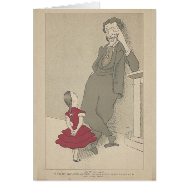 Matthew Arnold en zijn nicht door Max Beerbohm (Voorkant)