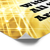 Matthew Bible met God alles is mogelijk Poster (Hoek)