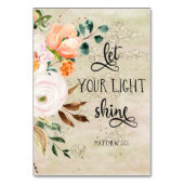 Matthew Bible Verse Kaart (Voorkant)