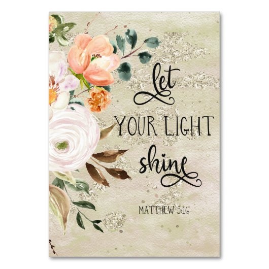 Matthew Bible Verse Kaart (Voorkant)