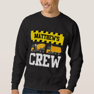 Matthew Construction Crew Custom Dumptruck Tr Trui