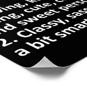 Matthew Definition Personalized Name Funny Birthda Poster (Hoek)