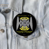 MATTHEW EDENBURN MEMORIAL PIN RONDE BUTTON 4,0 CM (In situ)