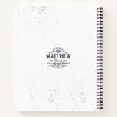 Matthew Ferry Words of Wisdom Notitieboek (Achterkant)