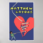 Matthew Gaydos Broken Heart Poster (Voorkant)