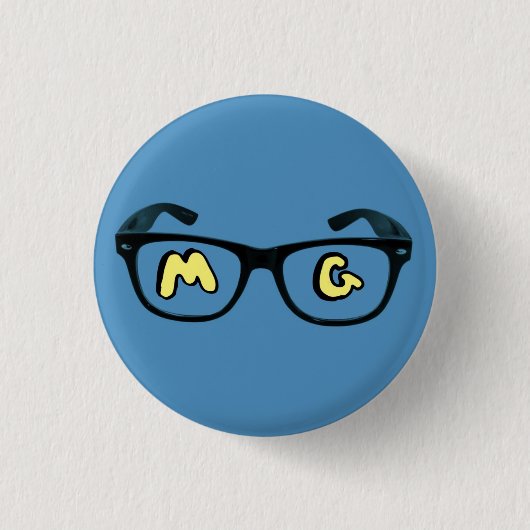 Matthew Gaydos Glasses Button (Voorkant)