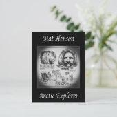 Matthew Henson ~ African-American Arctic Explorer~ Briefkaart (Staand voorkant)