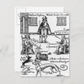 Matthew Hopkins, Algemene Witchfinder Briefkaart (Voorkant / Achterkant)