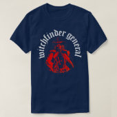 Matthew Hopkins Witchfinder Generaal Heksenjager T-shirt (Design voorkant)
