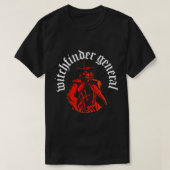 Matthew Hopkins - Witchfinder General Witch Hunter T-shirt (Design voorkant)