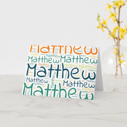 Matthew Kaart (Gele Bloem)