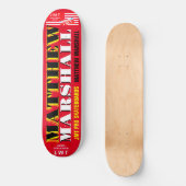 MATTHEW MARSHALL 8 1/4" Skateboard Deck (Voorkant)