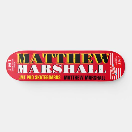 MATTHEW MARSHALL 8 1/4" Skateboard Deck (Horizontaal)