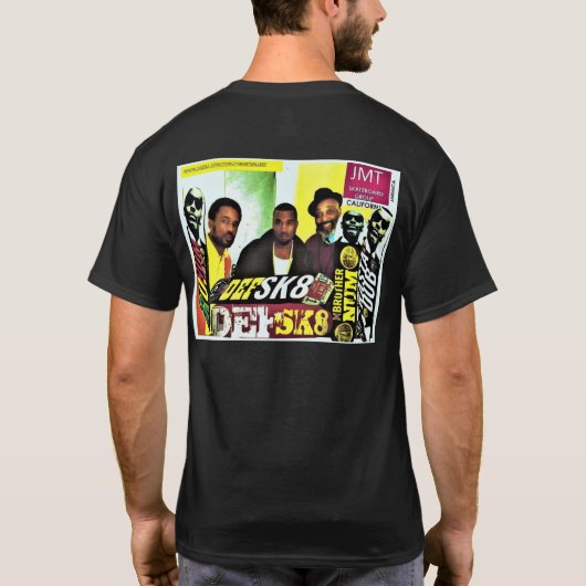 MATTHEW MARSHALL Basic donker T-shirt (Achterkant)