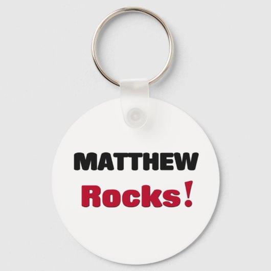 Matthew Rocks Sleutelhanger (Voorkant)