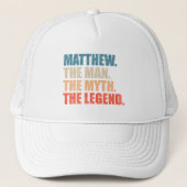 Matthew The Man The Myth The Legend T-Shirt Trucker Pet (Voorkant)