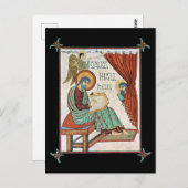 Matthew van Lindisfarne Medieval Manuscript Briefkaart (Voorkant / Achterkant)