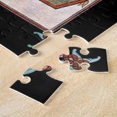 Matthew van Lindisfarne Medieval Manuscript Legpuzzel (Zijkant)